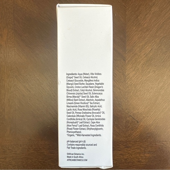 African Botanics Rose Cream Cleanser - Picture 2 of 3